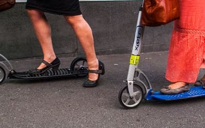 Sparkesykkel og barnefri Sparkesykkel og barnefri